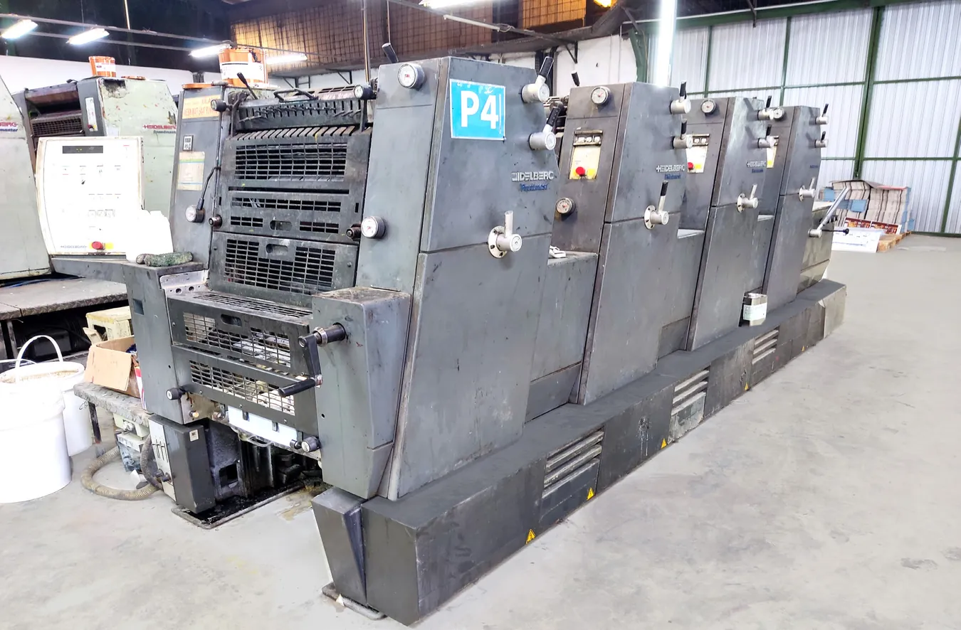 Offset press at PT Cahaya Berlian Lestari